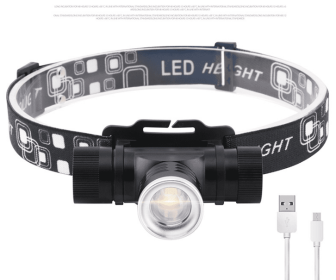 USB zoom new headlights T6 glare charging headlights LED outdoor fishing lights