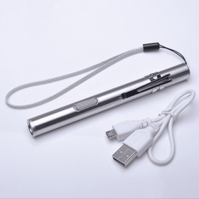 Led mini moon light flashlight USB charging interface portable long-range flashlight