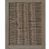 67 Inch Paulownia Wood 4 Panel Divider Screen; Woven Willow Design; Light Brown; DunaWest