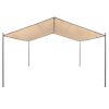 Gazebo Pavilion Tent Canopy 13' 1"x13' 1" Steel Beige