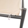 Gazebo Pavilion Tent Canopy 13' 1"x13' 1" Steel Beige