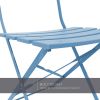 SR Steel Patio Bistro Set, Folding Outdoor Patio Furniture Sets, 3 Piece Patio Set of Foldable Patio Table and Chairs