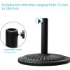 Patio Umbrella Base 18" Outdoor Umbrella Stand Base Market Umbrella Holder for Deck;  Lawn;  Garden;  Pool
